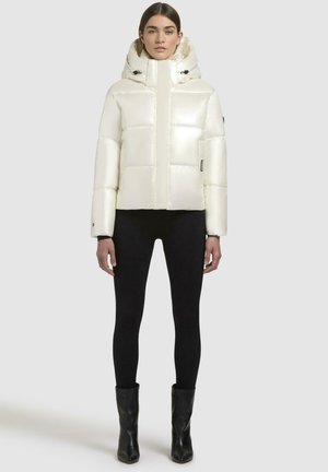 DEVINA SHINY-YM - Vinterjacka - off white