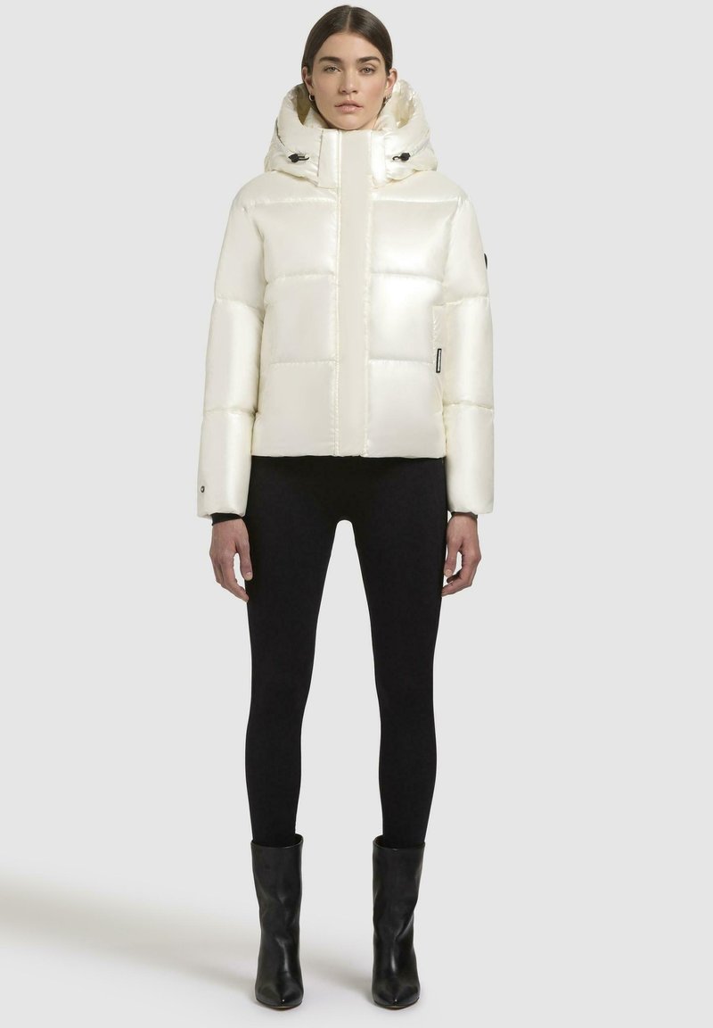 khujo DEVINA SHINY-YM - Vinterjakker - off white