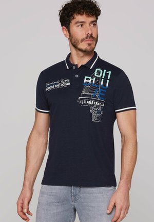 Camp David KURZARM - Polo shirt - blue navy