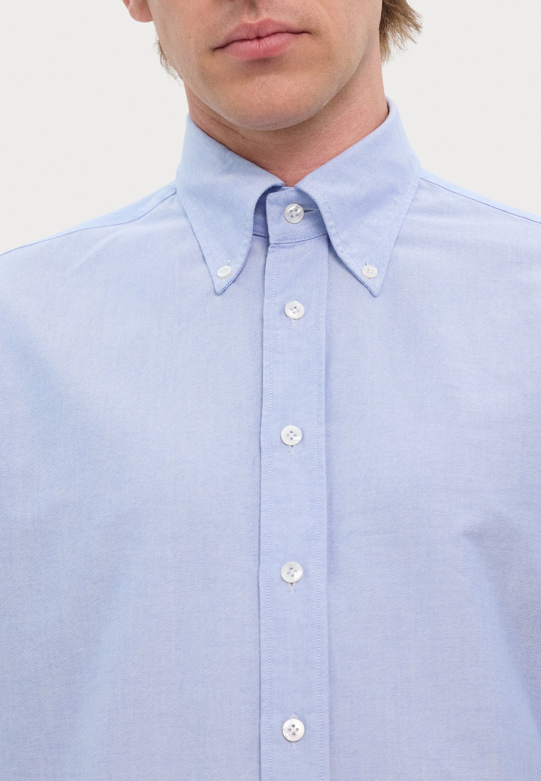 LARDINI CAMICIA LAVATA UOMO - Formal shirt - blue - Zalando