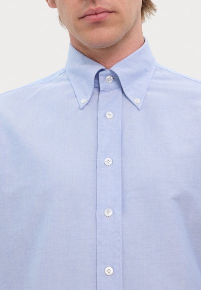 LARDINI CAMICIA LAVATA UOMO - Kauluspaita - blue