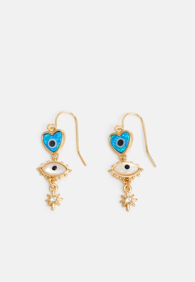 MIXED CHARM DROP - Øreringe - gold-coloured