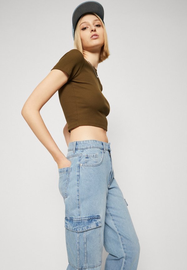 ONLRILEY CARGO - Straight leg jeans4