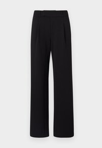 ONLRENAL PLEAT STRAIGHT PANT - Trousers - black