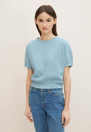 MIT DETAILS - Basic T-shirt - calm cloud blue