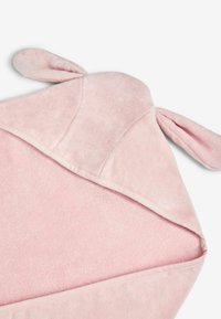 JoJo Maman Bébé HOODED FOX STANDARD - Ručnik za kupanje - pink bunny