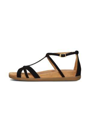 Unisa CASANO - Sandalen met sleehak - zwart
