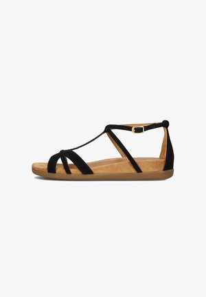 Unisa CASANO - Wedge sandals - zwart