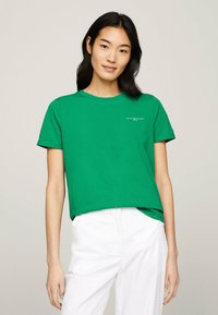 Tommy Hilfiger MINI LOGO - T-shirt basic - olympic green