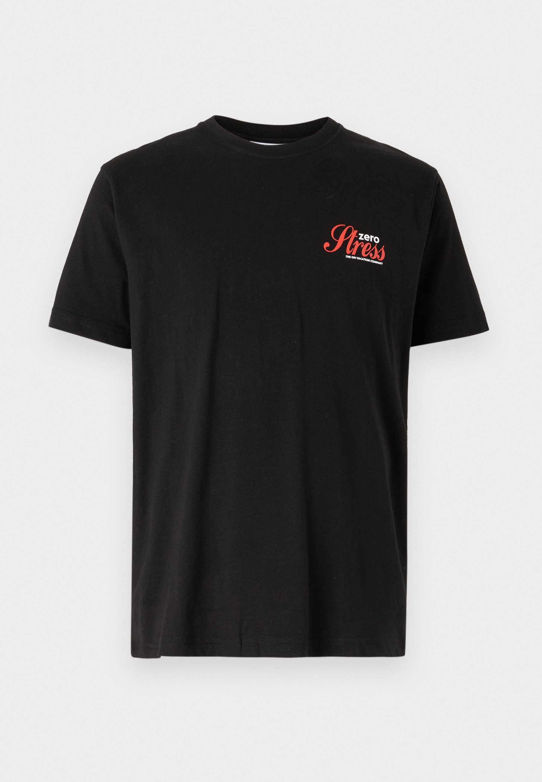 On Vacation ZERP STRESS UNISEX - Print T-shirt - black - Zalando.co.uk