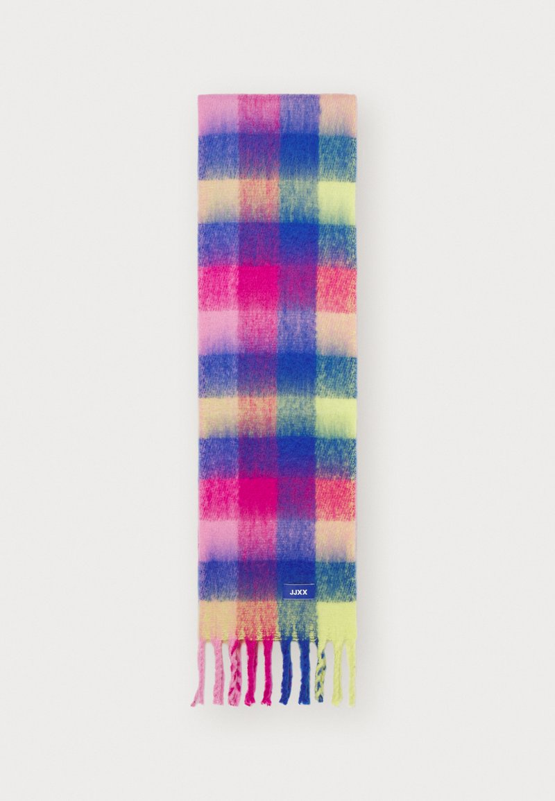 JJXX LESLIE SCARF - Sjal / Tørklæder - moonlite mauve/pale greensurf/fuchsia/red