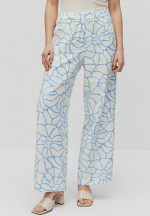 STOCKH LM Studio Gaia wide - Tygbyxor - lightblue print