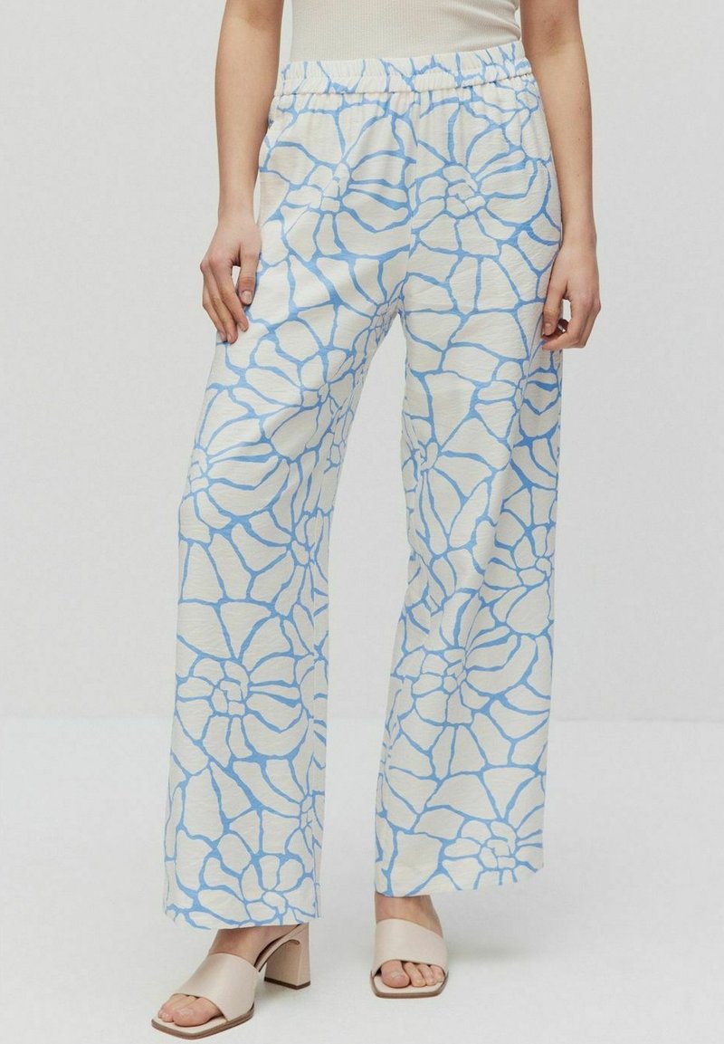 STOCKH LM Studio Gaia wide - Broek - lightblue print