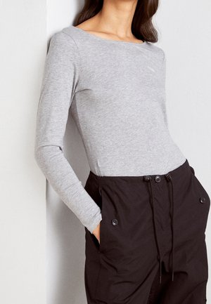 Langærmet T-shirt - grey