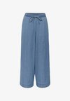 Wide Leg - medium blue chambray