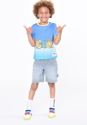 SHORT SLEEVES - Basic T-shirt - bleuet