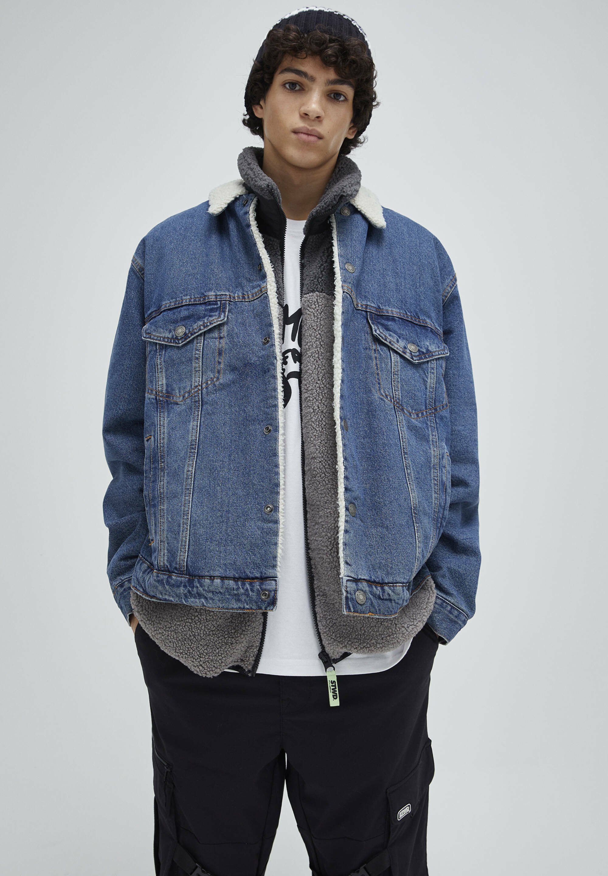 PULL\u0026BEAR Giacca di jeans - dark blue/blu scuro - Zalando.it