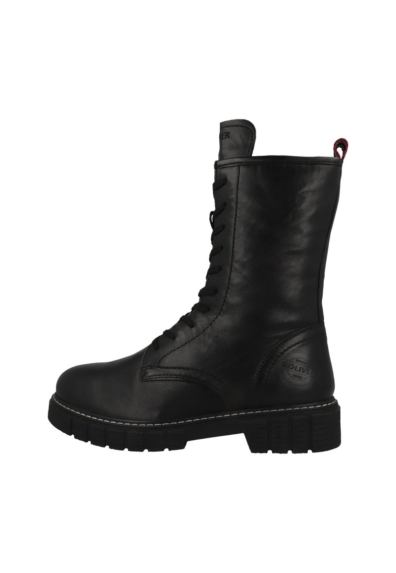 s.Oliver - Platform ankle boots - black, Enlarge