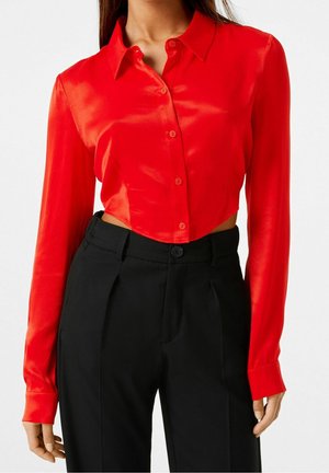 Hemdbluse - red