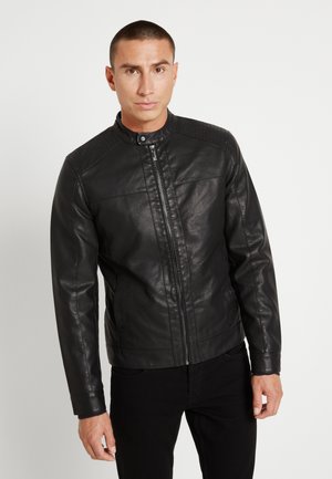ONSMIKE RACER JACKET - Kurtka ze skóry ekologicznej - black