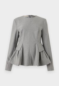PEPLUM LONG SLEEVES - Top s dlhým rukávom - titanium