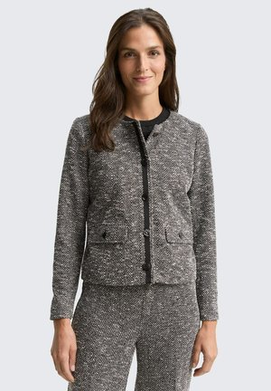 REGULAR FIT - Blazer - salt pepper boucle structure