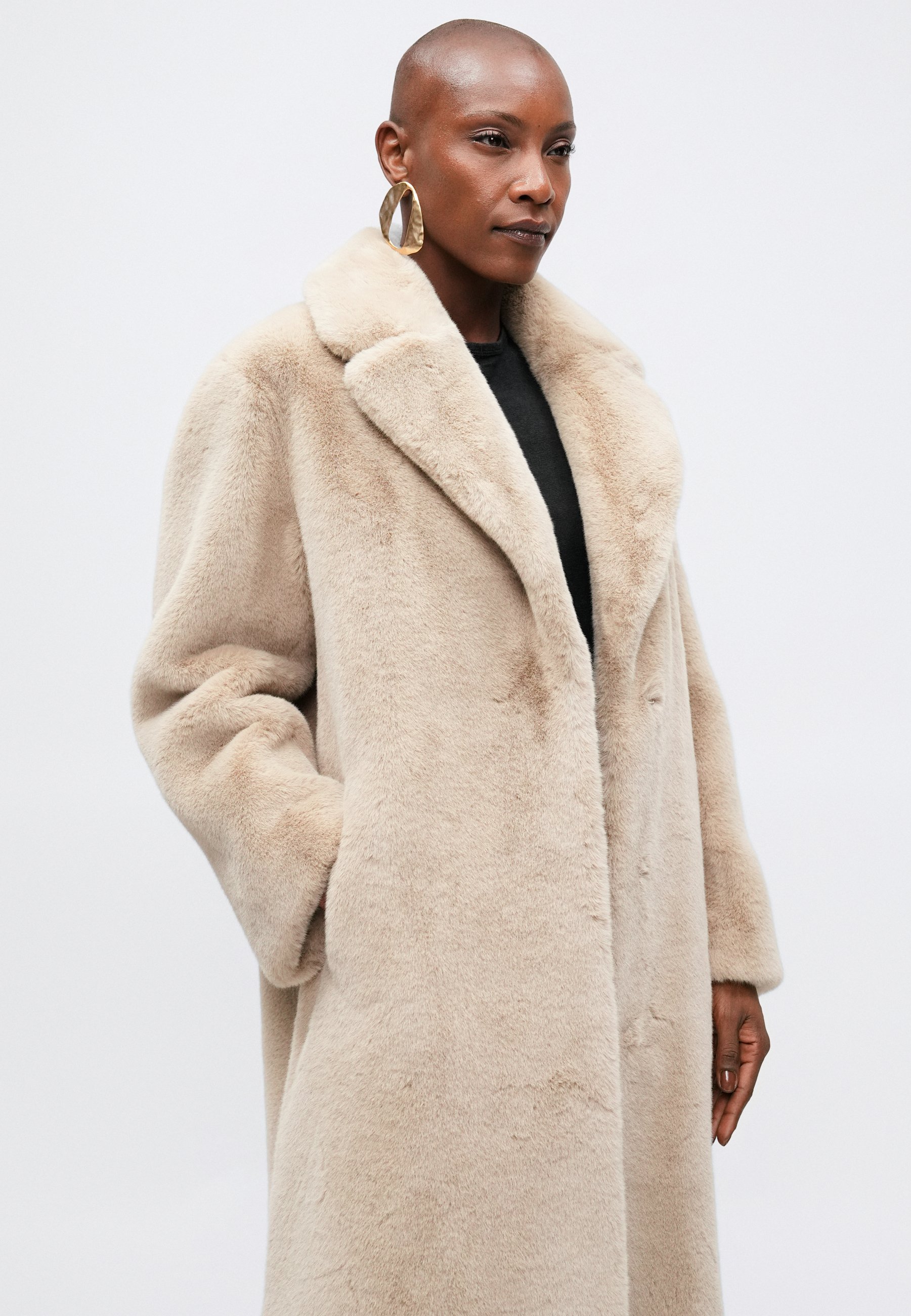 STAND STUDIO MIRA COAT - Classic coat - ecru/beige - Zalando.co.uk