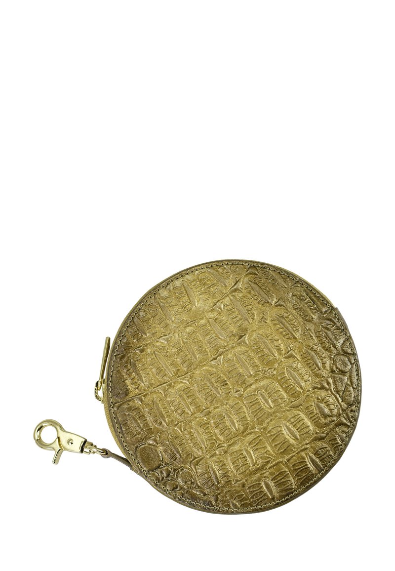 ANUSCHKA PAINTED - Portemonnee - croc embossed desert gold