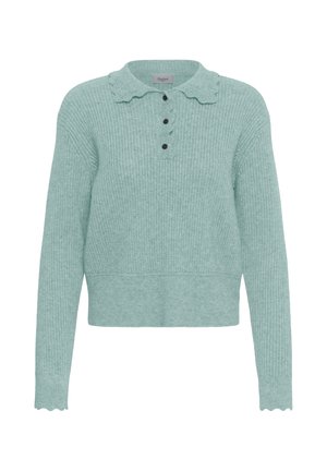 Saint Tropez, TRISTENSZ - Poloshirts - aqua haze melange