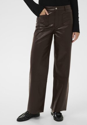 Pantalon classique - black coffee