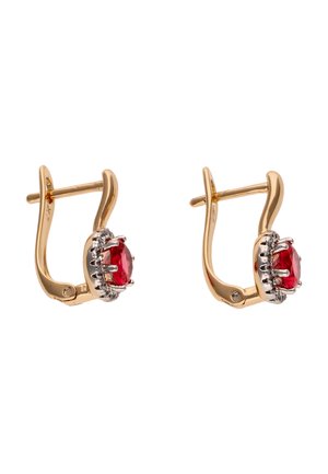 myMo at night Øreringe - rose gold-coloured rose