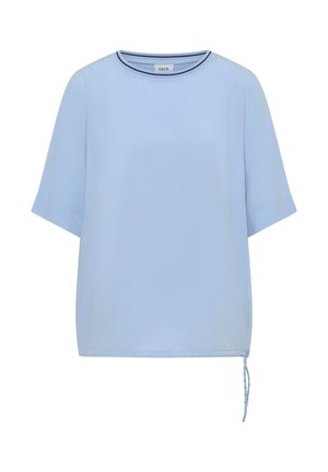 Cecil, SHORT-SLEEVED BLOUSE-STYLE TOP WITH ROUND NECK - Blouse - easy blue