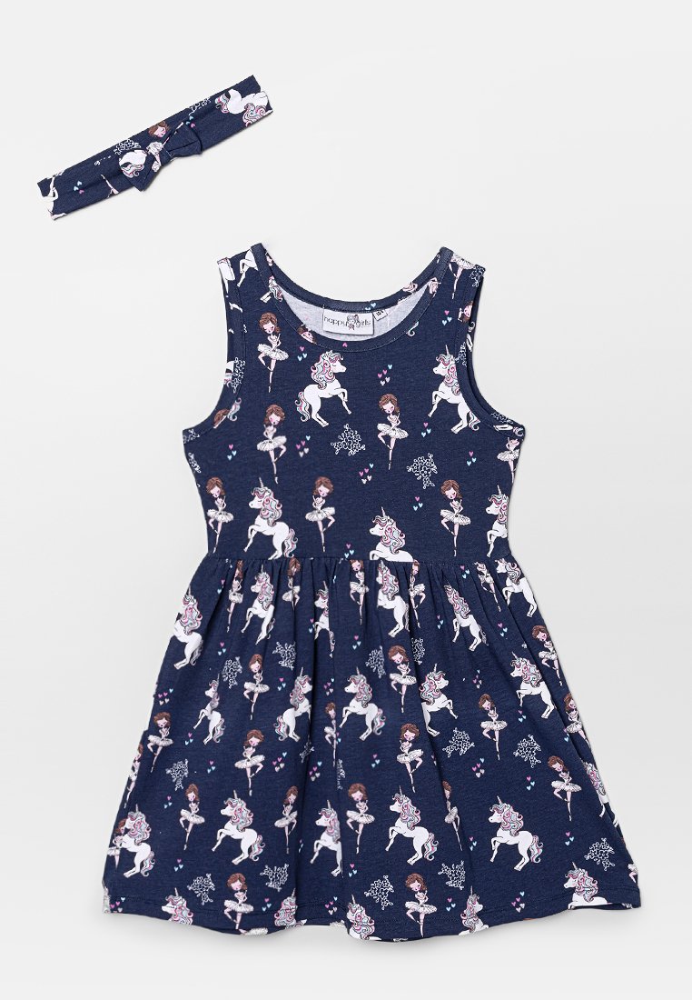 happy girls Jerseyjurk donkerblauw happy girls Jerseyjurk donkerblauw