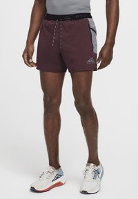Nike Performance SECONDSUNRISE - Sportiniai šortai - burgundy crush smoke grey black