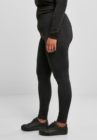 Urban Classics LADIES HIGH WAIST TECH LEGGINGS - Leggings - black