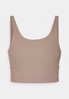 ZENVY RIB - Kergelt toetav spordirinnahoidja - mink brown/white