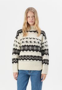 Vero Moda VMAMPLE HIGH NECK PULLOVER  - Džemper - birch