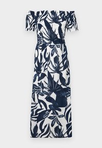 OFF SHOULDER MIDI SMOCK - Dnevna haljina - navy blazer