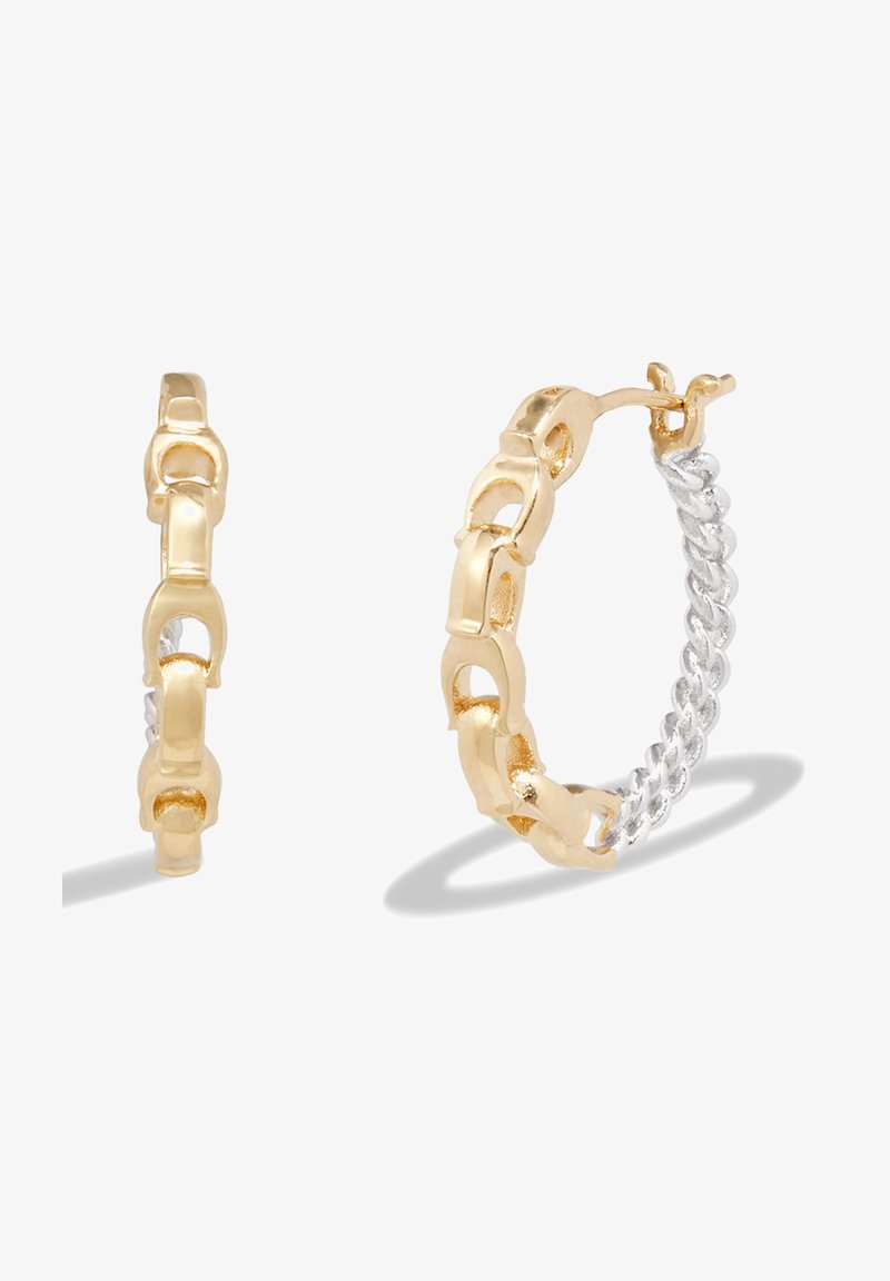 Guess Rivoli Boucles D'Oreilles Acier Doré JUBE03361JWYG Guess Rivoli Boucles D'Oreilles Acier Doré JUBE03361JWYG