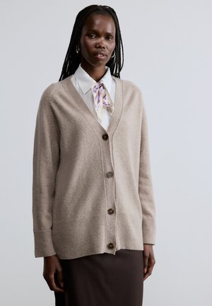DETAIL CARDIGAN - Ζακέτα - taupe beige