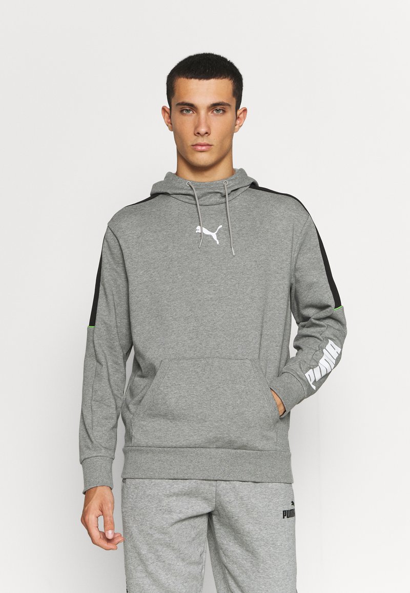 Puma MODERN SPORTS HOODIE Sweatshirt medium gray heather/grey Zalando.de