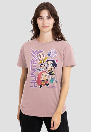 NETFLIX, KPOP DEMON HUNTERS HUNTRIX CHIBI RAMYEON - Print T-shirt - pink