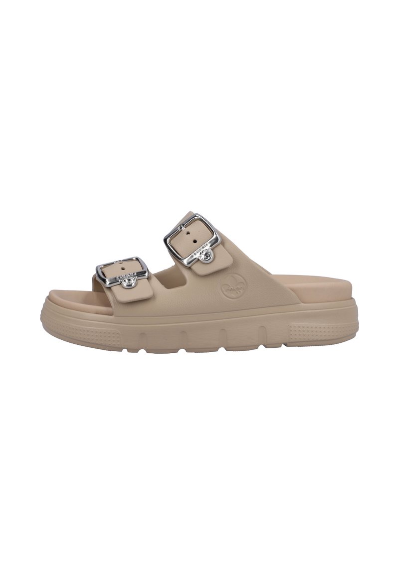 Rieker Mules - cremebeige