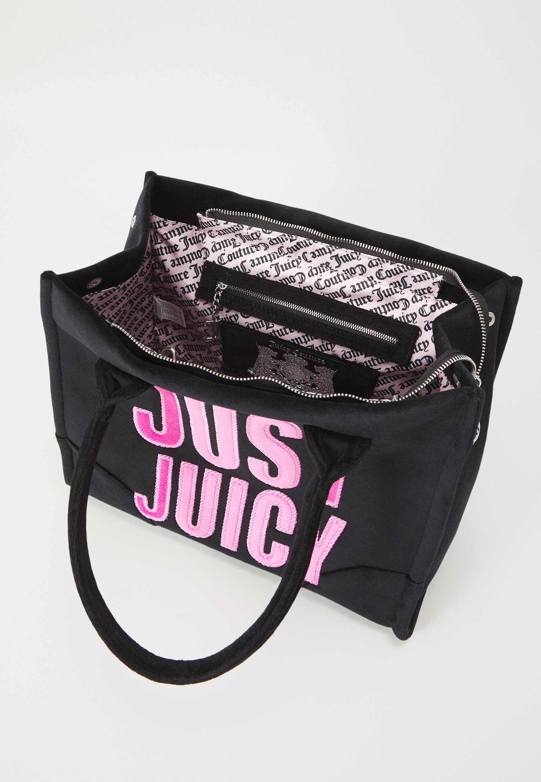Juicy Couture☆Iris Patch Canvas M トートバッグ 2色【UK発】 Juicy Couture IRIS PATCH LARGE - Tote bag - black - Zalando