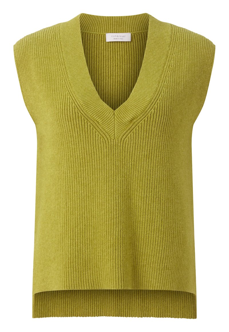 Rich & Royal T-shirt basic olijfgroen