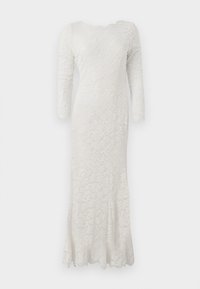 LONG LACE DRESS WITHOUT TOW - Occasion wear - ivory
