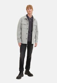 TOM TAILOR BASIC WITH CONTRAST - Polo - dunkelgrau