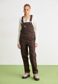 Dickies CLASSIC BIB  - Hängselbyxor - dark brown