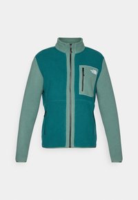 YUMIORI FULL ZIP - Fleece jacket - deep nori/duck green/black