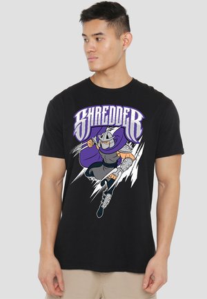 TEENAGE MUTANT NINJA TURTLES SHREDDER THRUST - Print T-shirt - black